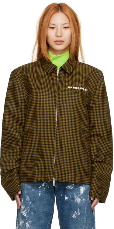 Bunda VETEMENTS Wool Zip-Up Jacket Hnedá | VL12JA100Y, 0
