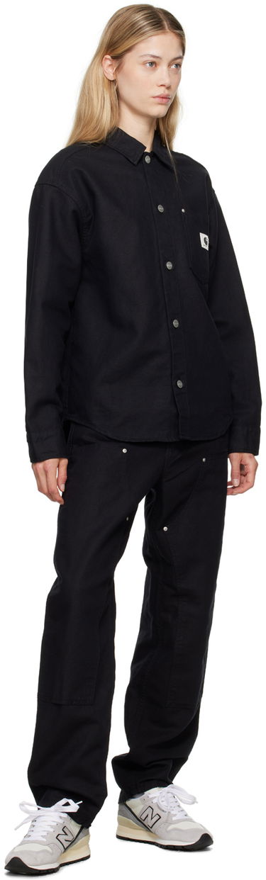 Cargo nohavice Carhartt WIP Double Knee Cotton Canvas Relaxed Fit Pants Čierna | I033573 8902, 3