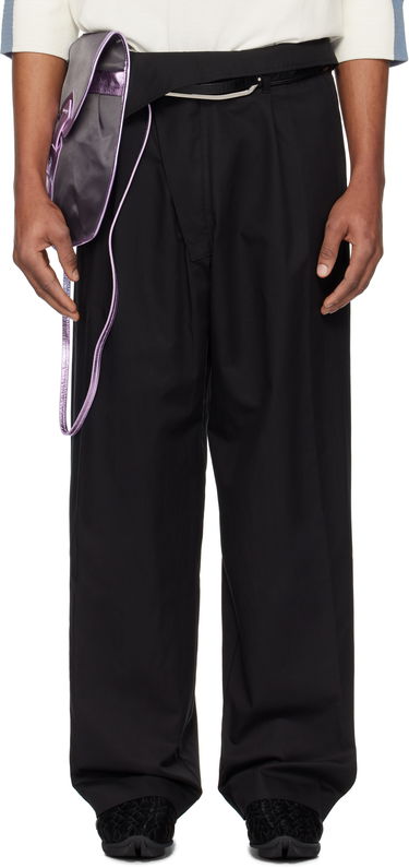 Nohavice KIKO KOSTADINOV Kiko Kostadinov Navin Wide Leg Trousers Čierna | KKSS25T01-177, 0