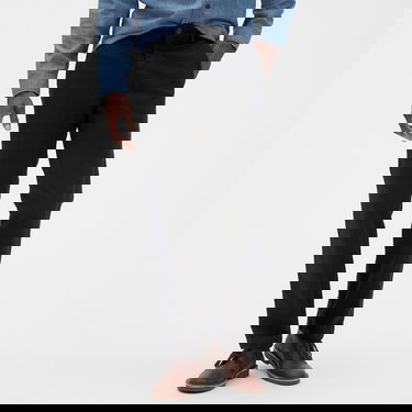 Nohavice GAP Chino Straight Fit Pants True Black Čierna | 500359-00, 0