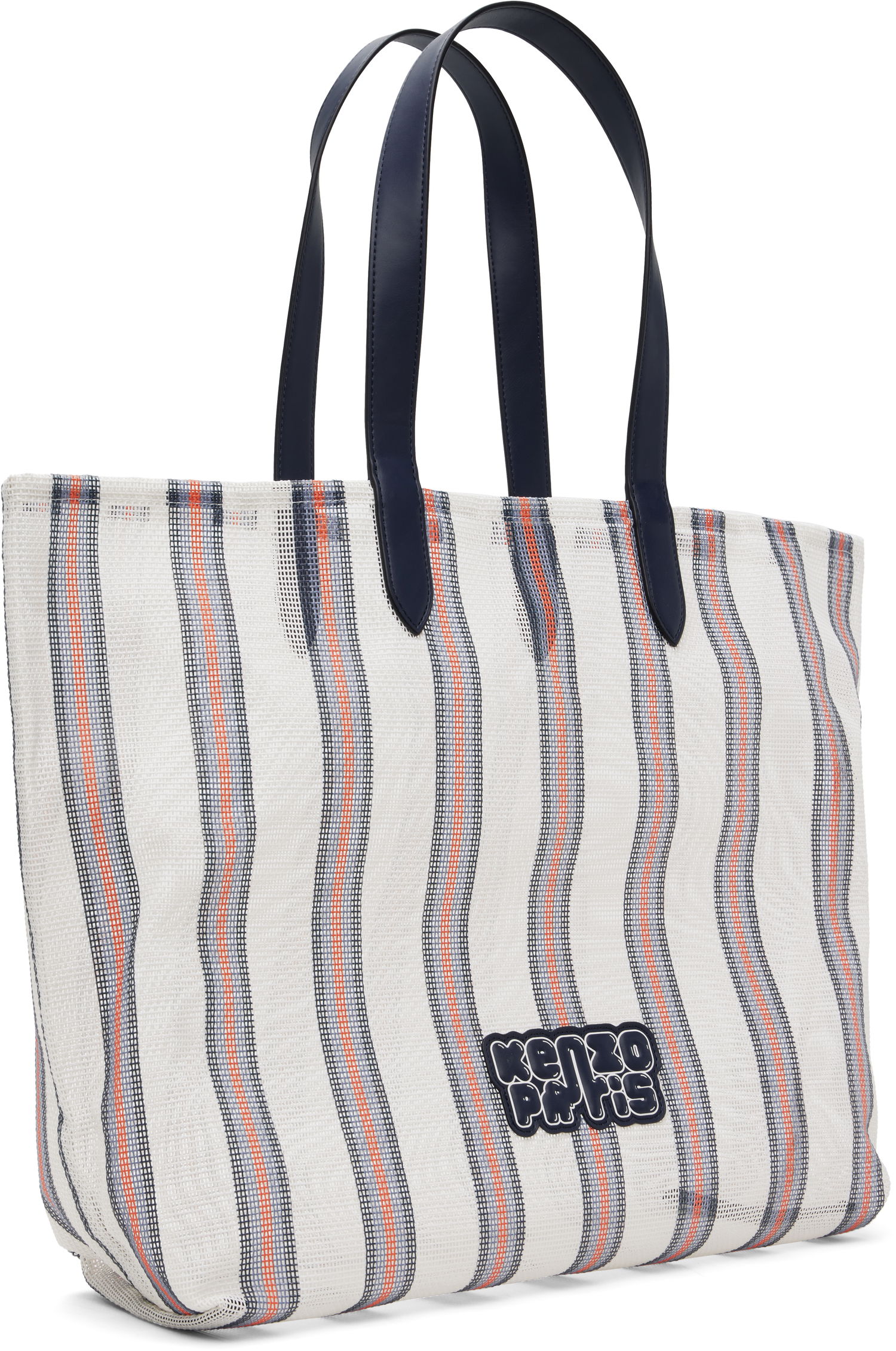 Tote bag KENZO Kenzo 'KENZO Coast Lines' Large Tote Bag Biela | FF68SA411FS1, 1
