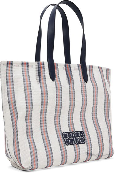 Tote bag KENZO Kenzo 'KENZO Coast Lines' Large Tote Bag Biela | FF68SA411FS1, 1