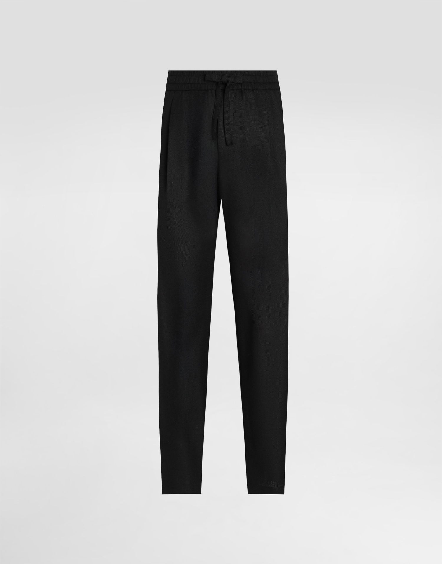 Tepláky Dolce & Gabbana Dolce & Gabbana Garment-dyed Wool Joggers Čierna | GP12QTFU25EN0000, 0