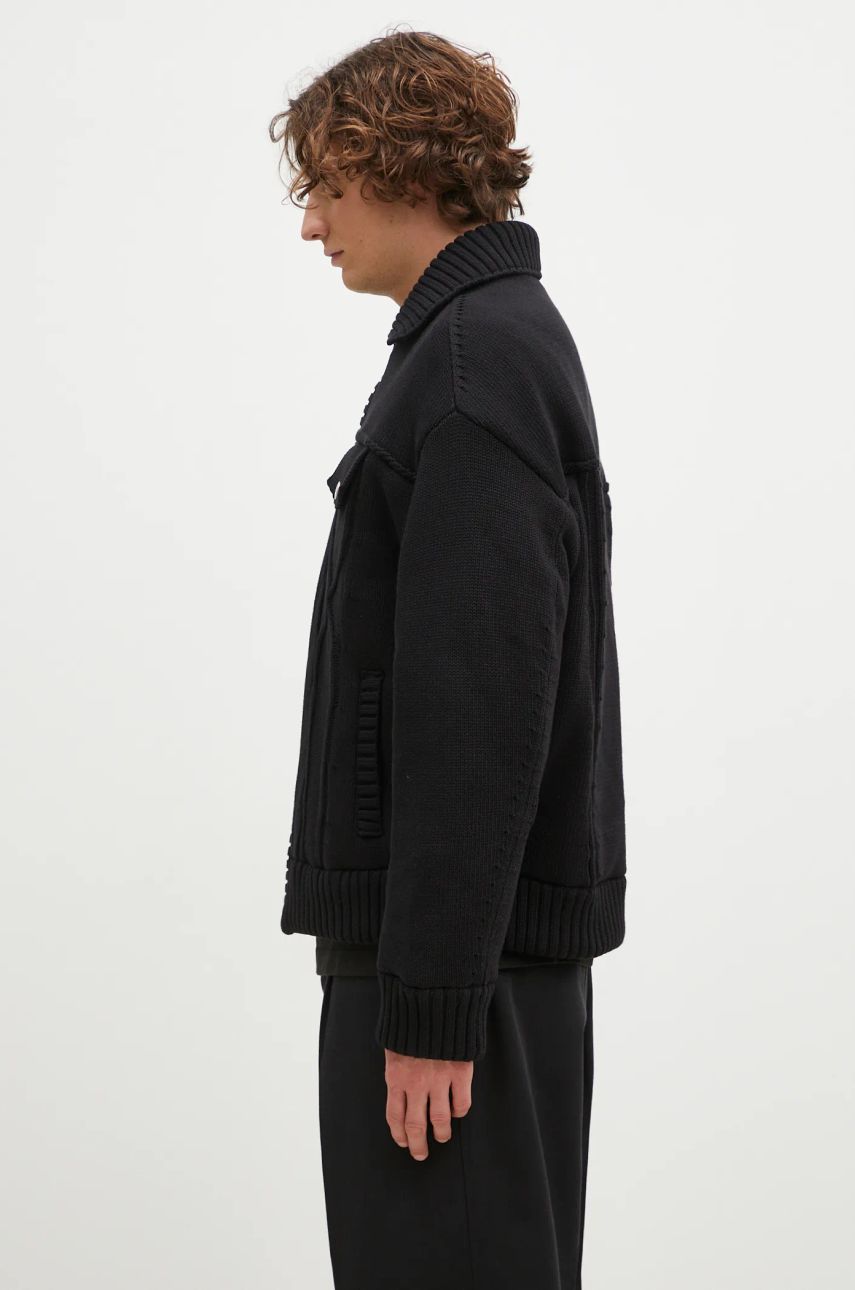 Sveter KENZO Oversized Knitted Jacket Čierna | FE65OU1419NC.99, 1