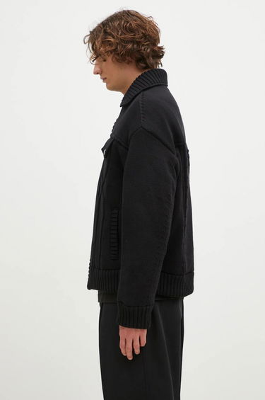 Sveter KENZO Oversized Knitted Jacket Čierna | FE65OU1419NC.99, 1