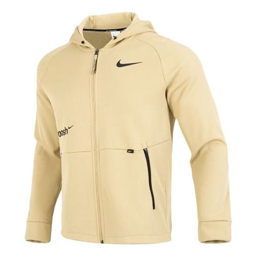 Mikina Nike Pro Therma-FIT Jacket Béžová | FB1912-718