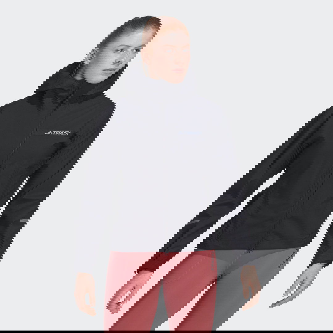 Vetrovka adidas Performance Terrex Multi RAIN.RDY 2.5-Layer Rain Jacket Čierna | HF3278, 0