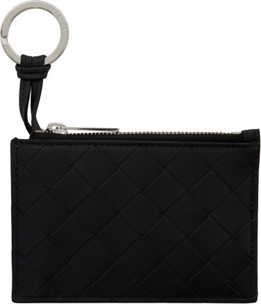 Kľúčenka Bottega Veneta Bottega Veneta Intrecciato Key Card Holder Čierna | 749439VCPQ38803, 0