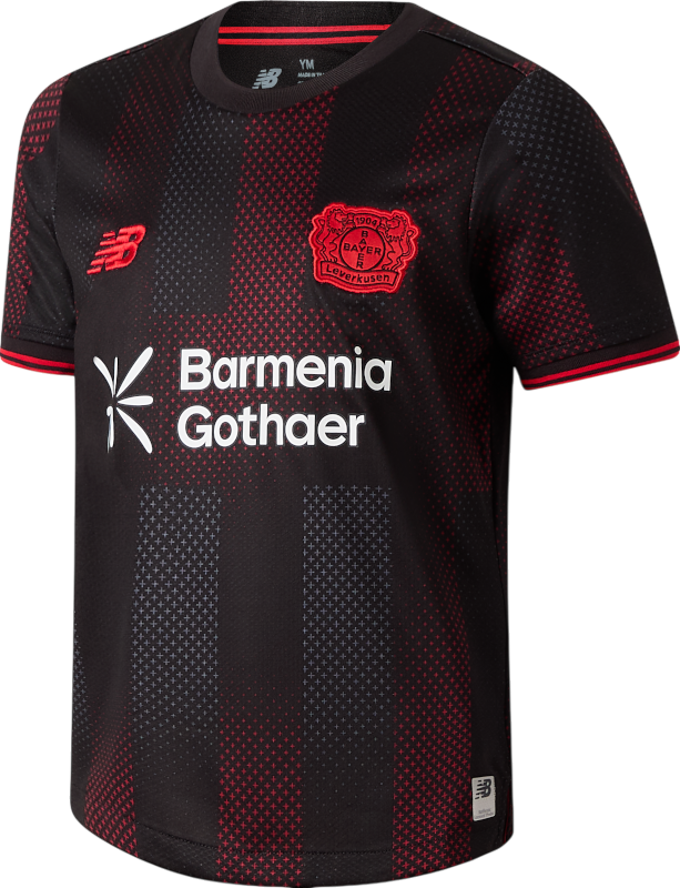 Dres New Balance Bayer 04 Leverkusen Home Jersey 2025/26 Jr Čierna | jt230541-hme