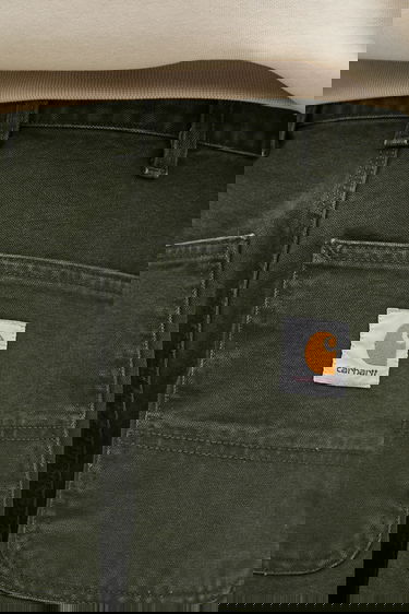 Nohavice Carhartt WIP Single Knee Wide-Leg Workwear Pants Zelené | I034798.494O, 3