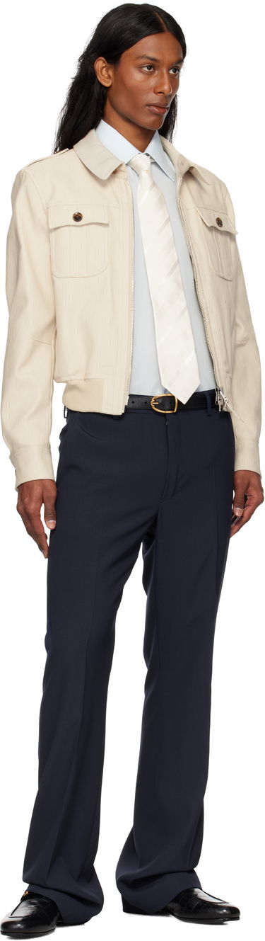 Opasok Tom Ford TOM FORD Angled Buckle Belt Čierna | TB286-LCL311X, 3