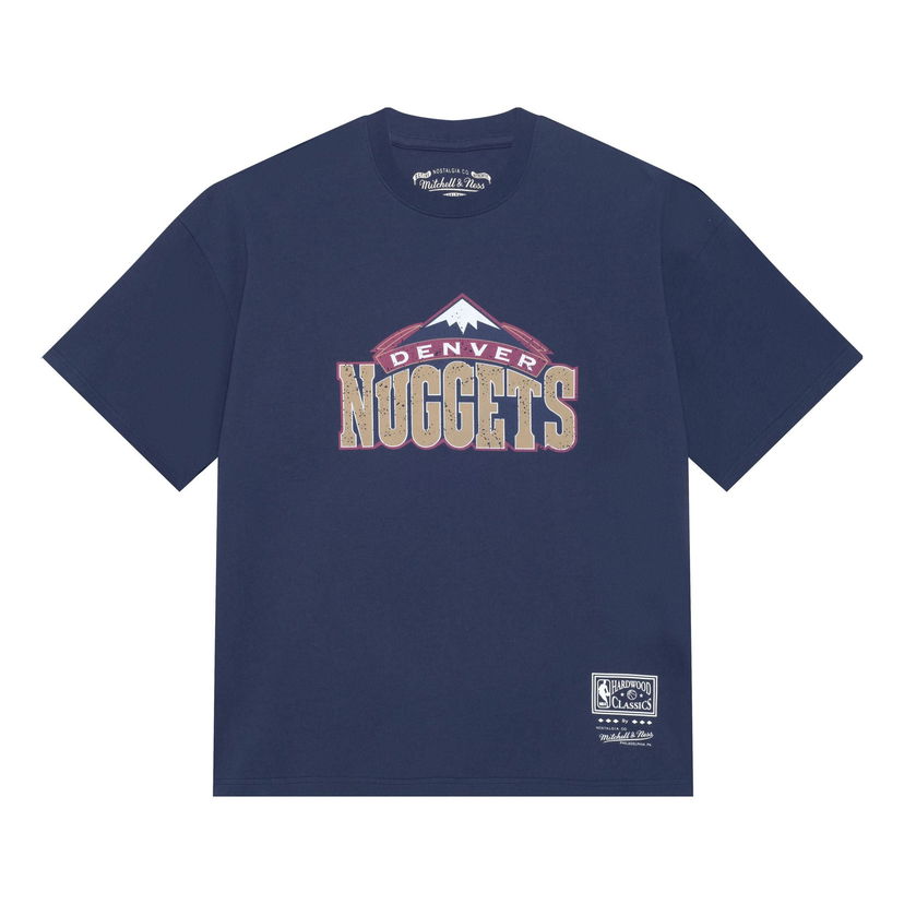 Tričko Mitchell & Ness NBA Denver Nuggets Throwback Logo T-Shirt Modrá | MNJYSST230096-NAVY
