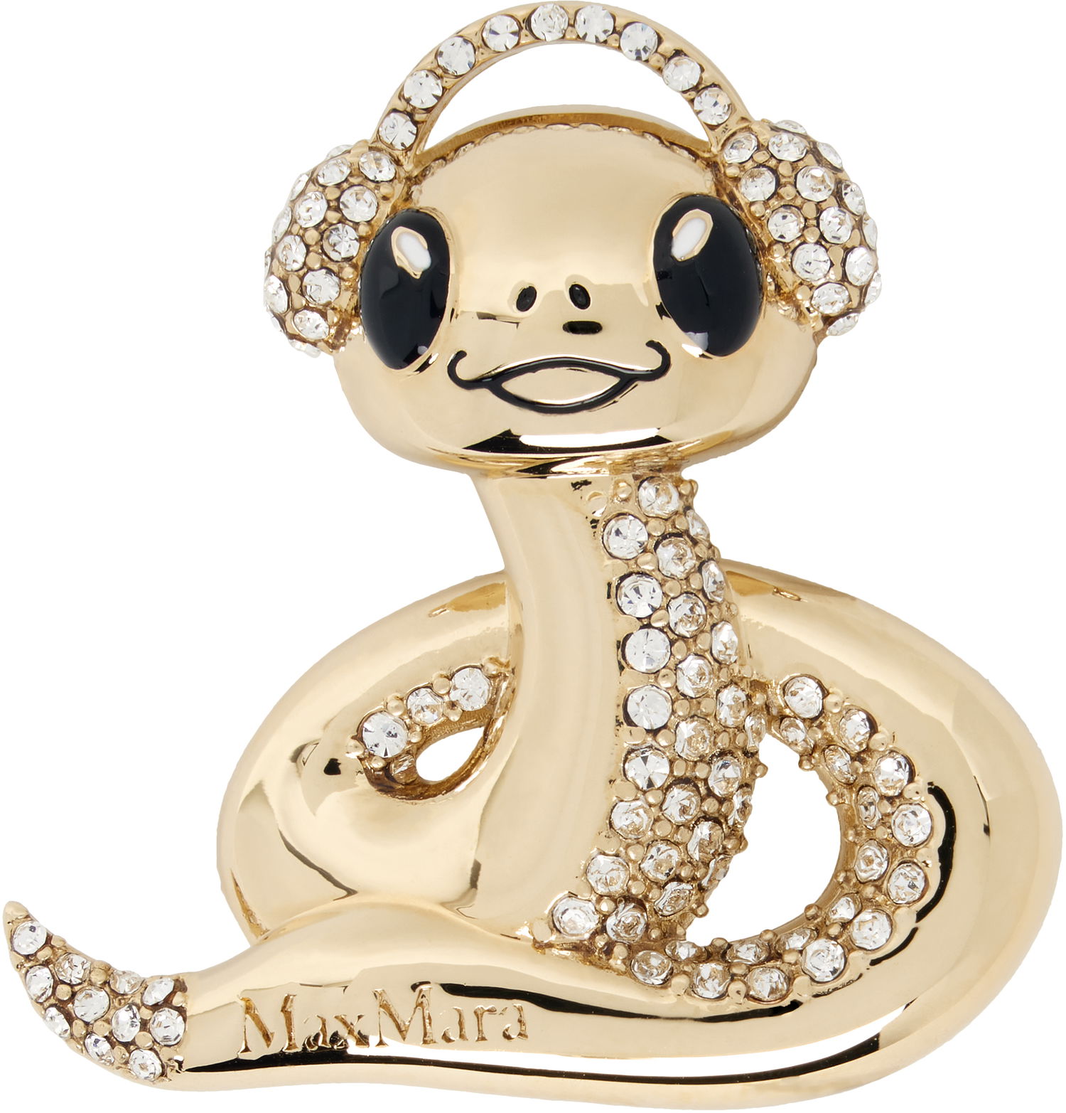 Spona Max Mara Max Mara Crystal Snake Brooch Metalická | 2514751021600, 0
