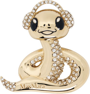 Spona Max Mara Max Mara Crystal Snake Brooch Metalická | 2514751021600, 0