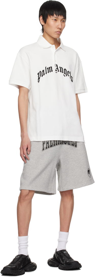 Šortky Palm Angels Palm Angels College Palm Shorts Šedá | PMCI028S25FLE0010810, 3