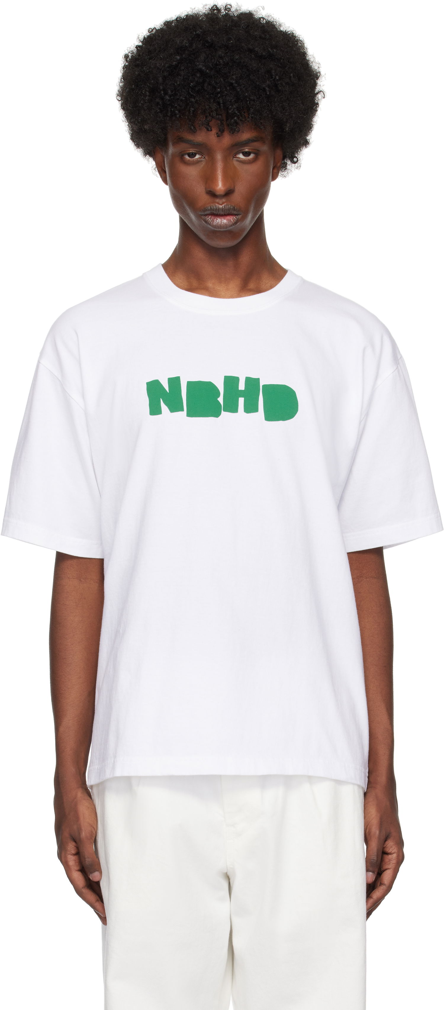 Tričko Neighborhood T-Shirt Biela | 242PCNH-ST07, 0