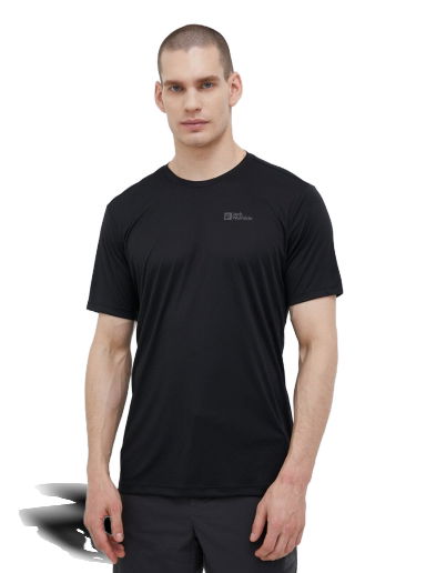 Tričko Jack Wolfskin Tech T-shirt Čierna | 1807072