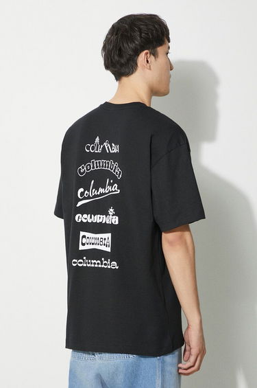 Tričko Columbia Burnt Lake T-Shirt Čierna | 2071711, 0