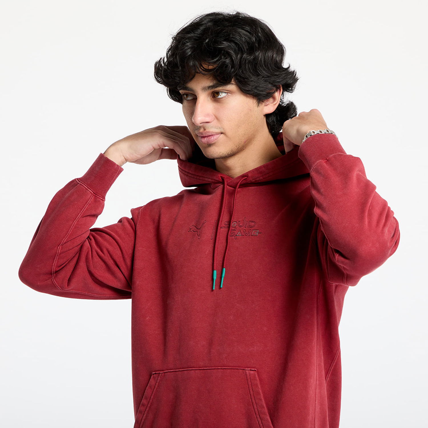 Mikina Puma Graphic Hoodie Červená | 62742713, 1