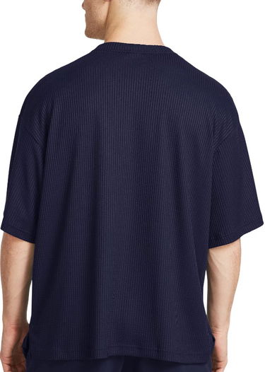 Tričko Under Armour UA Rival Waffle Crew-BLU Navy | 1383106-410, 1