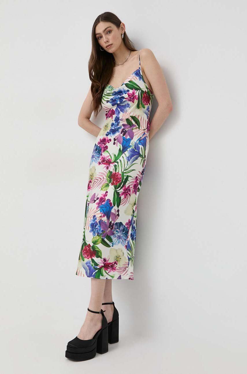 Šaty GUESS Akilina Dress Rôznofarebný | W3GK85.WD8G2, 0