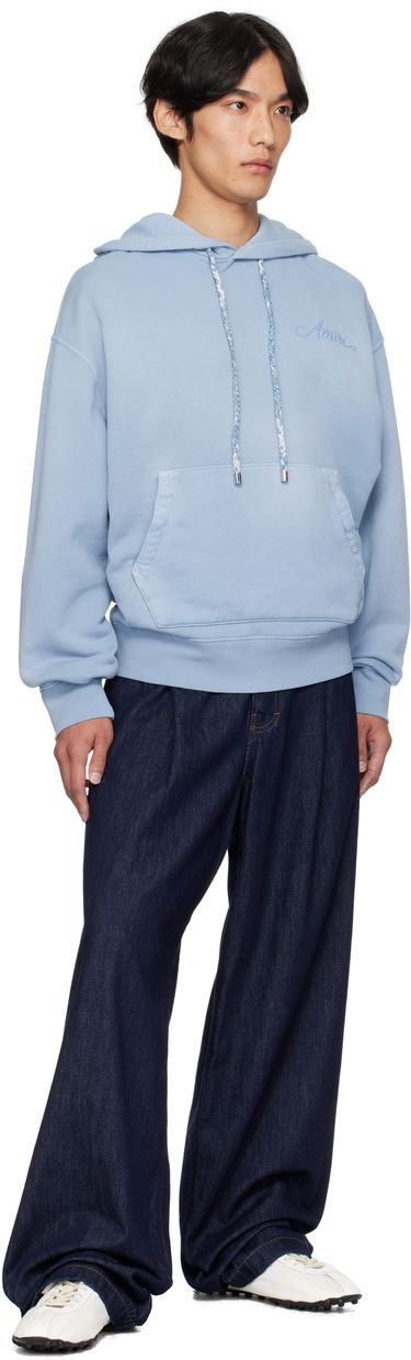 Mikina AMIRI Amiri Bandana Oversized Hoodie Modrá | AMJYHD1117, 3