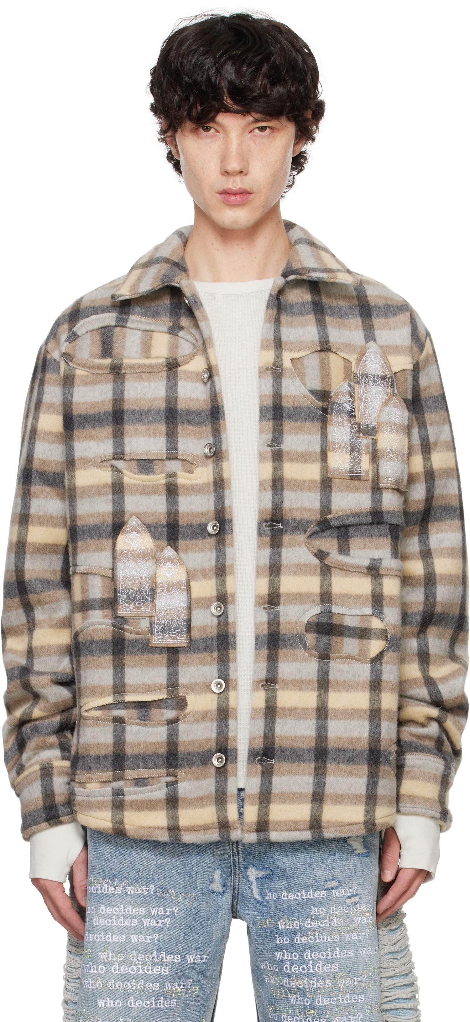 Košeľa Who Decides War Flannel Jacket Rôznofarebný | 1110210022FW24, 0
