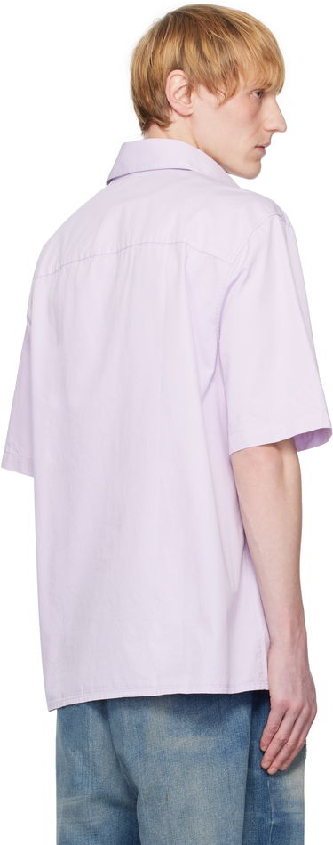 Košeľa MAISON KITSUNÉ Maison Kitsuné Relaxed Short Sleeve Shirt Fialová | OM00424WW9031, 2