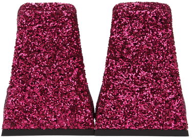 Starostlivosť o obuv The Attico Attico Devon Glitter Mules Ružová | 227WS000 G001, 1