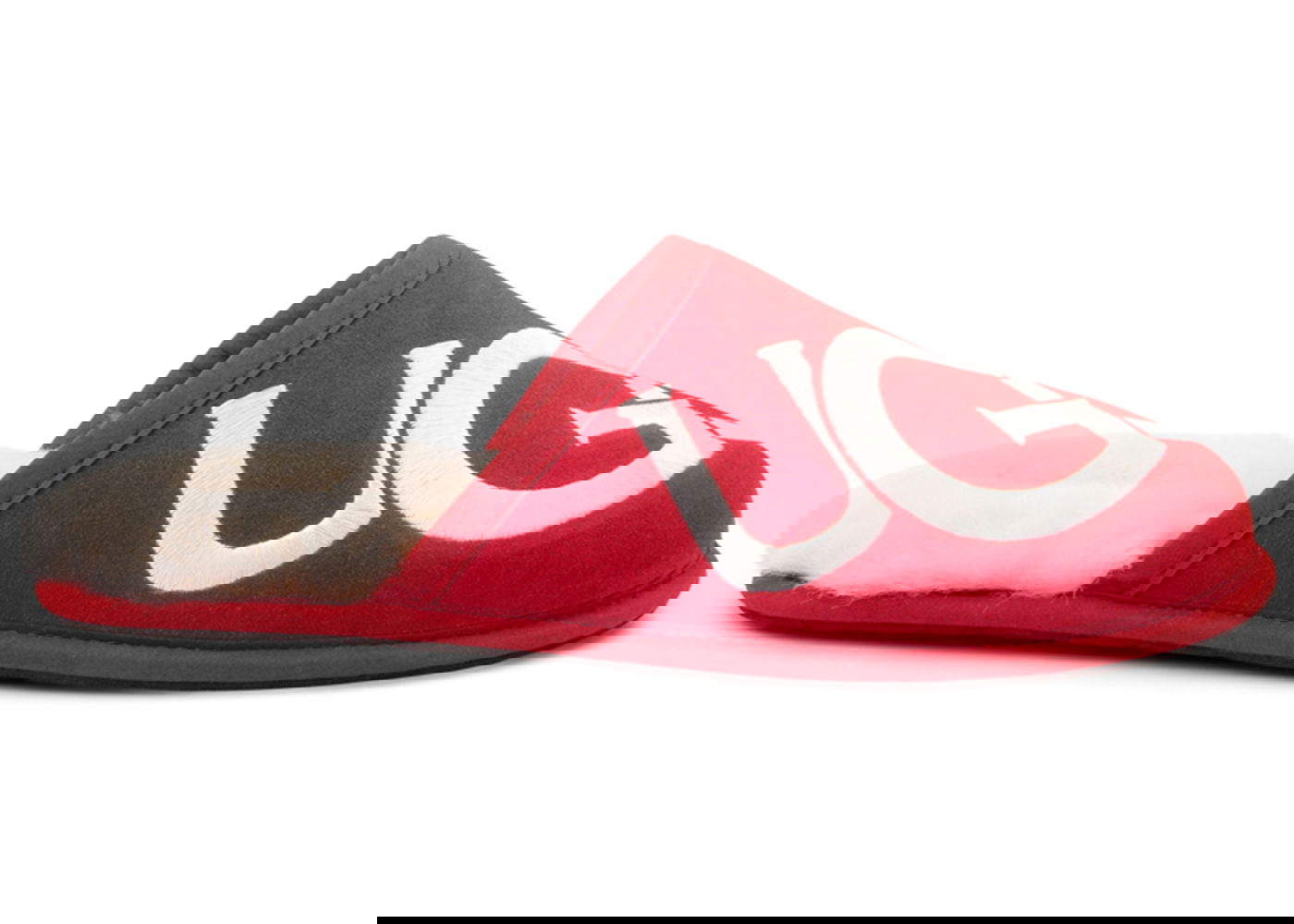 Tenisky a topánky UGG Scuff Logo Slipper "Samba Red Cream" W Červená | 1101324-SRCR, 0