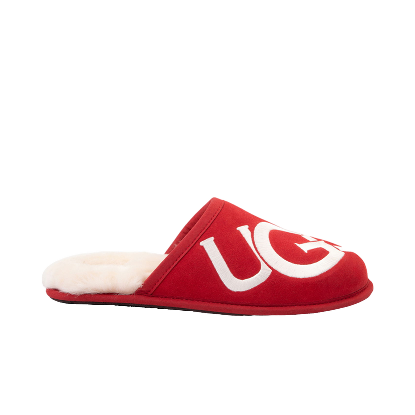 Tenisky a topánky UGG Scuff Logo Slipper "Samba Red Cream" W Červená | 1101324-SRCR
