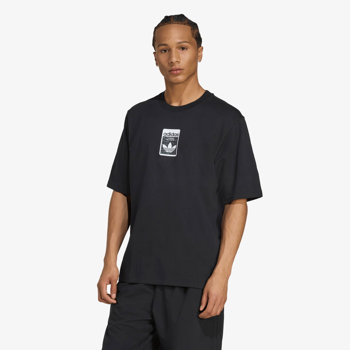 Tričko adidas Performance Oversized T-Shirt Čierna | JV7569, 1