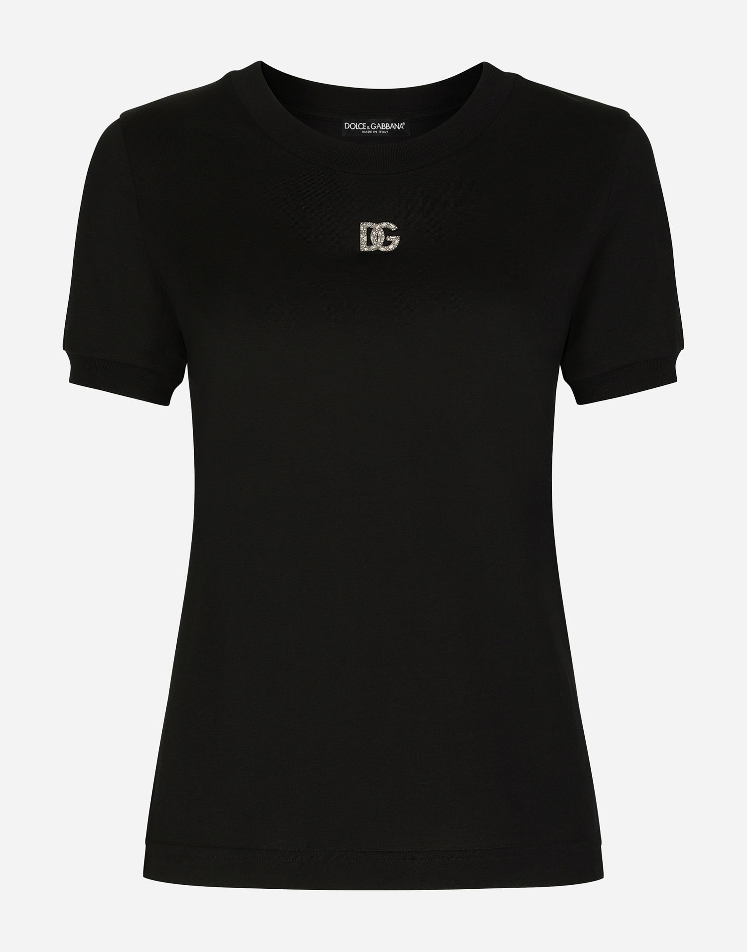 Tričko Dolce & Gabbana Tshirt Manica Corta Čierna | F8T00ZG7B3UN0000, 0