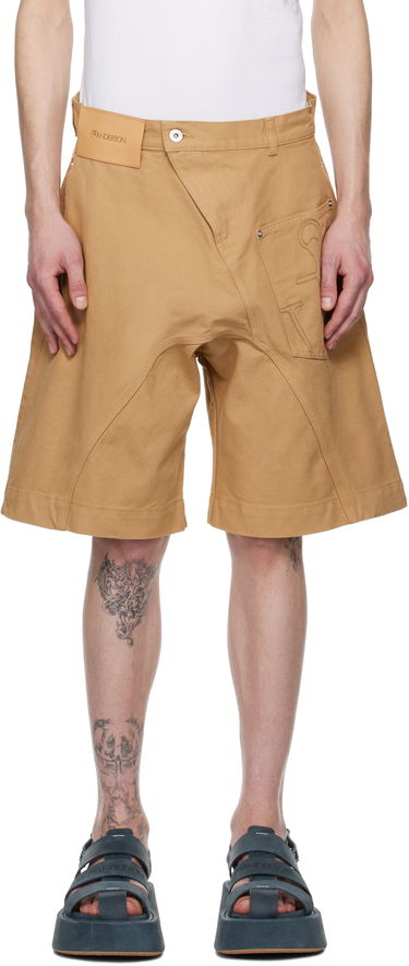 Šortky JW Anderson JW Anderson Twisted Workwear Shorts Béžová | SR0108-PG1744, 0