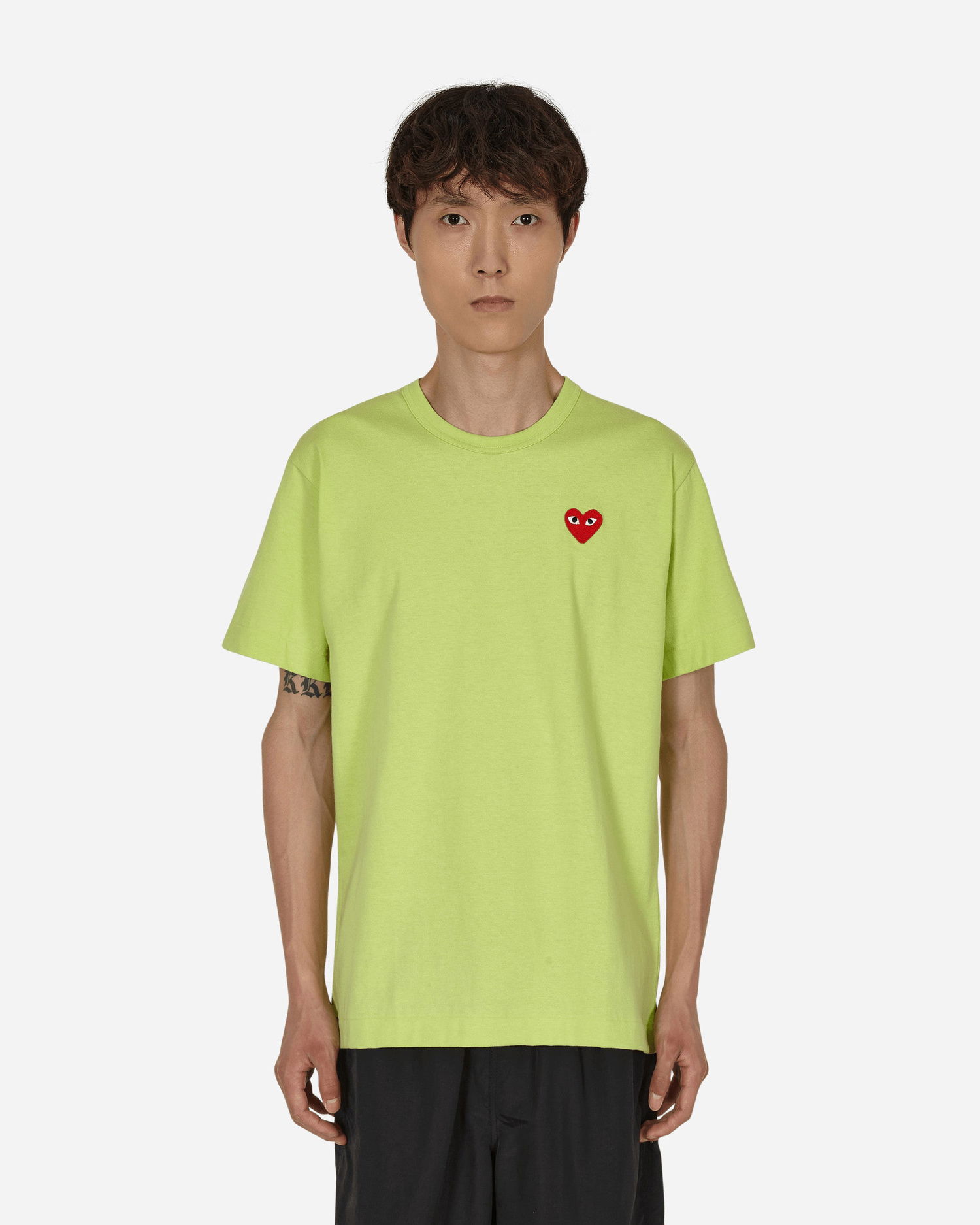 Tričko Comme des Garçons PLAY Mini Heart Solid Tee Žltá | P1T2722, 1