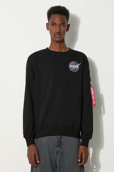 Mikina Alpha Industries Space Shuttle Crew Sweat Čierna | 178307-03, 2