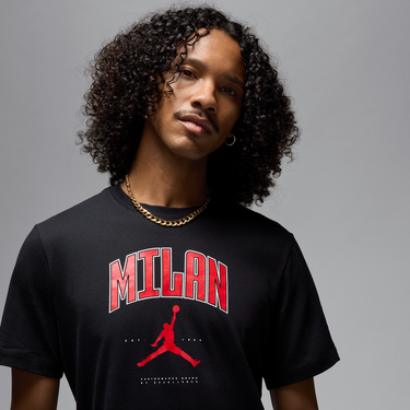 Tričko Jordan Jordan Milan T-Shirt Čierna | HQ0402-010, 3