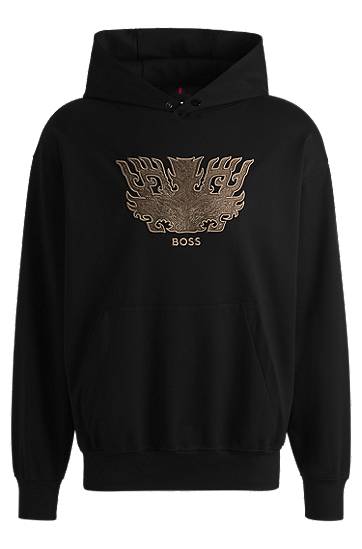 Mikina BOSS BOSS x Creation of the Gods Taotie Hoodie Čierna | 50542888, 0