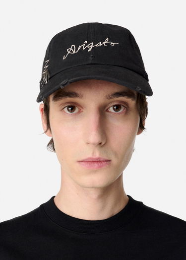 Šiltovka AXEL ARIGATO Distressed Baseball Cap Čierna | X3077003, 5