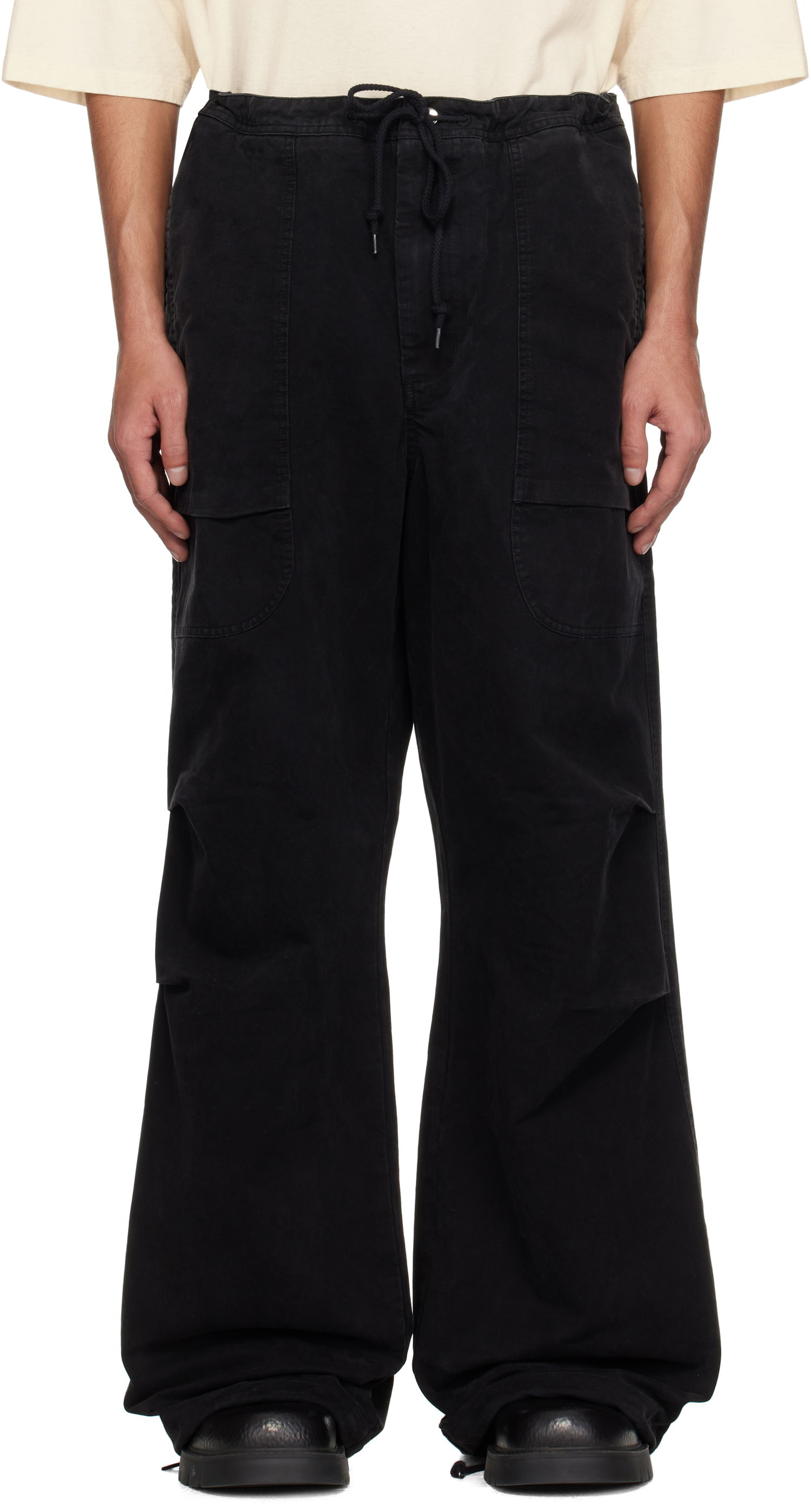 Cargo nohavice Entire Studios Entire Studios Barren Cargo Trousers Čierna | ESU-S25-3021-IR, 0