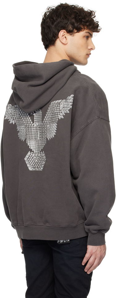 Mikina Ksubi Ksubi Eagle Ekcess Hoodie Šedá | MPS25FL009, 2