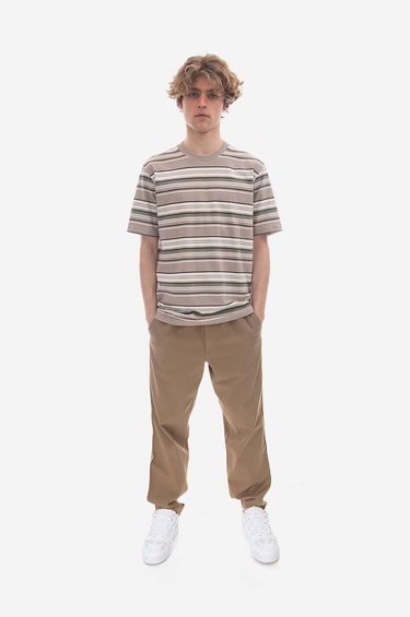 Tričko NORSE PROJECTS Johannes Weekend Stripe Tee Béžová | N01-0633-0920, 1