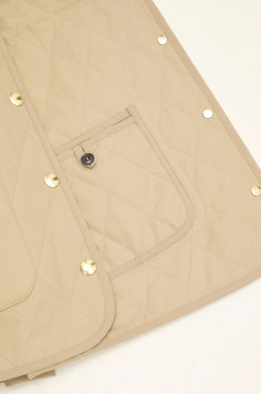 Bunda Sporty & Rich Sporty & Rich Vendome Quilted Jacket Béžová | OW008512205BE01, 4