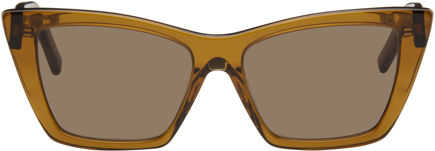 Slnečné okuliare Saint Laurent Saint Laurent SL 276 Mica Sunglasses Hnedá | SL 276 MICA-060, 0