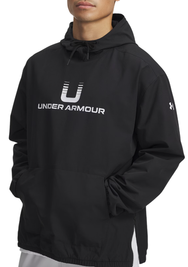 Mikina Under Armour Unstoppable Woven Hoodie Čierna | 6003864-001, 0