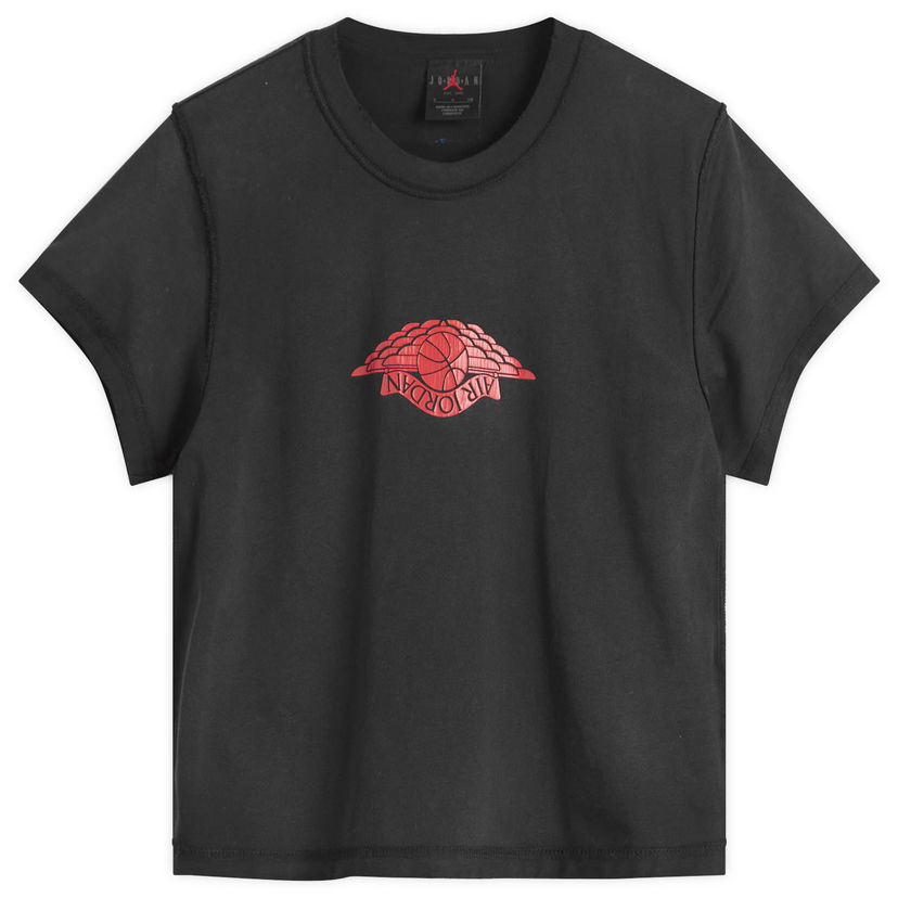 Crop Top Jordan Flight Graphic Crop T-Shirt Čierna | IH2484-010