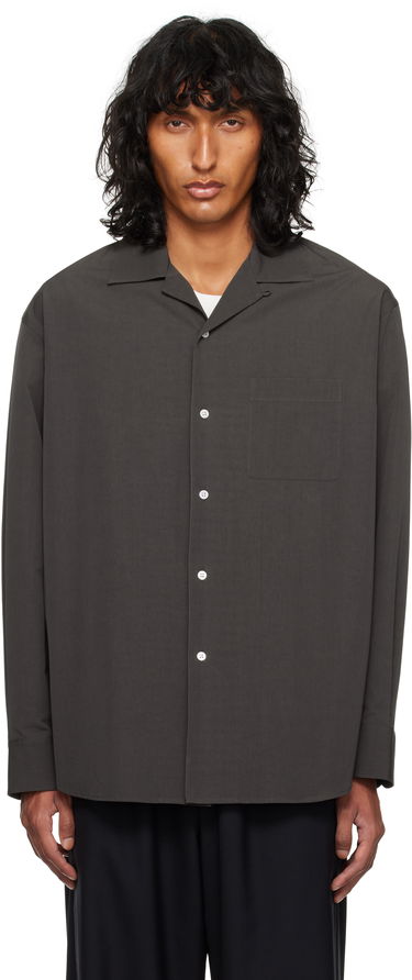 Košeľa The Row Relaxed-Fit Button-Up Collared Shirt Šedá | 777-W3495, 0