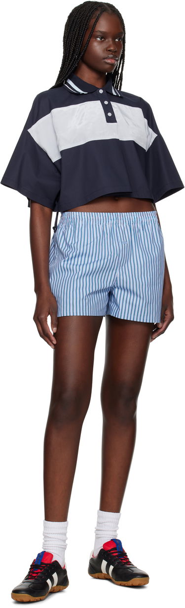 Boxerky We11done We11done Classic Stripe Shorts Modrá | WD-PT1-25-208-W-BL, 3