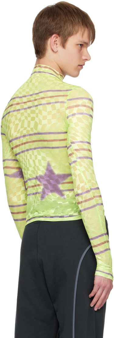 Tričko Collina Strada Collina Strada Checkered Turtleneck Top Zelené | XX3221, 2