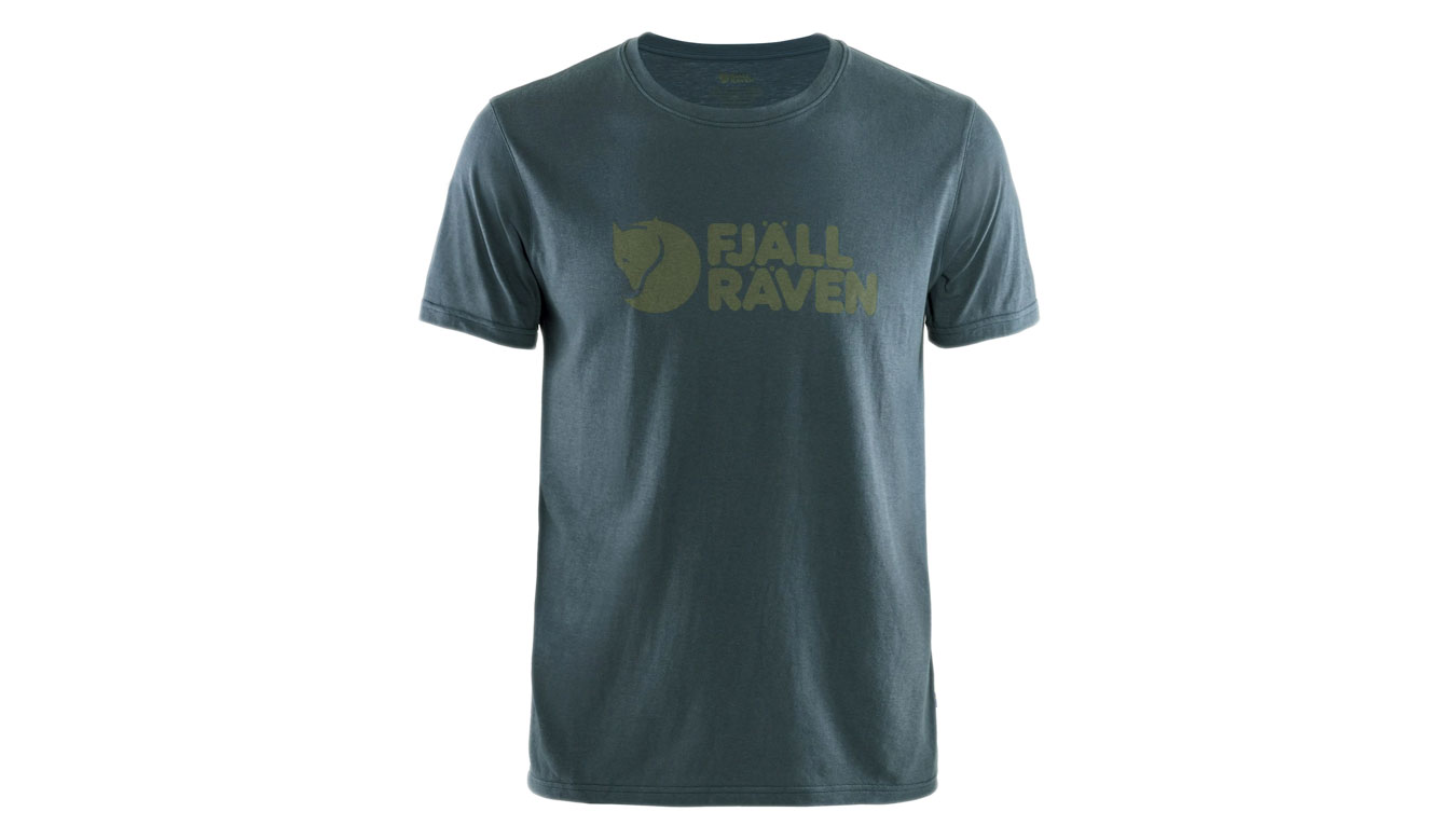 Tričko FJÄLLRÄVEN Logo T-Shirt Navy | F87310-560, 1
